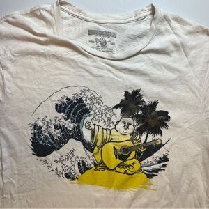 True Religion World Tour off white T-Shirt